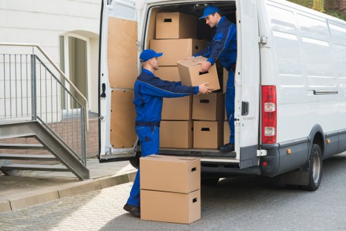 Professional furniture pick-up team at Storage Edgware