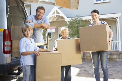 Eco-friendly packing materials used by Man and Van in Edgware