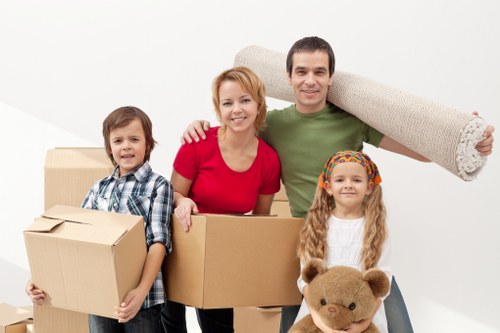 Preparing furniture for pick-up in Storage Edgware
