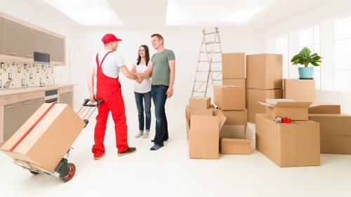 Man with Van providing storage services in Edgware